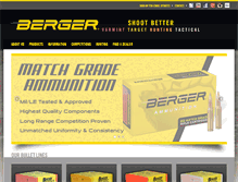 Tablet Screenshot of bergerbullets.com